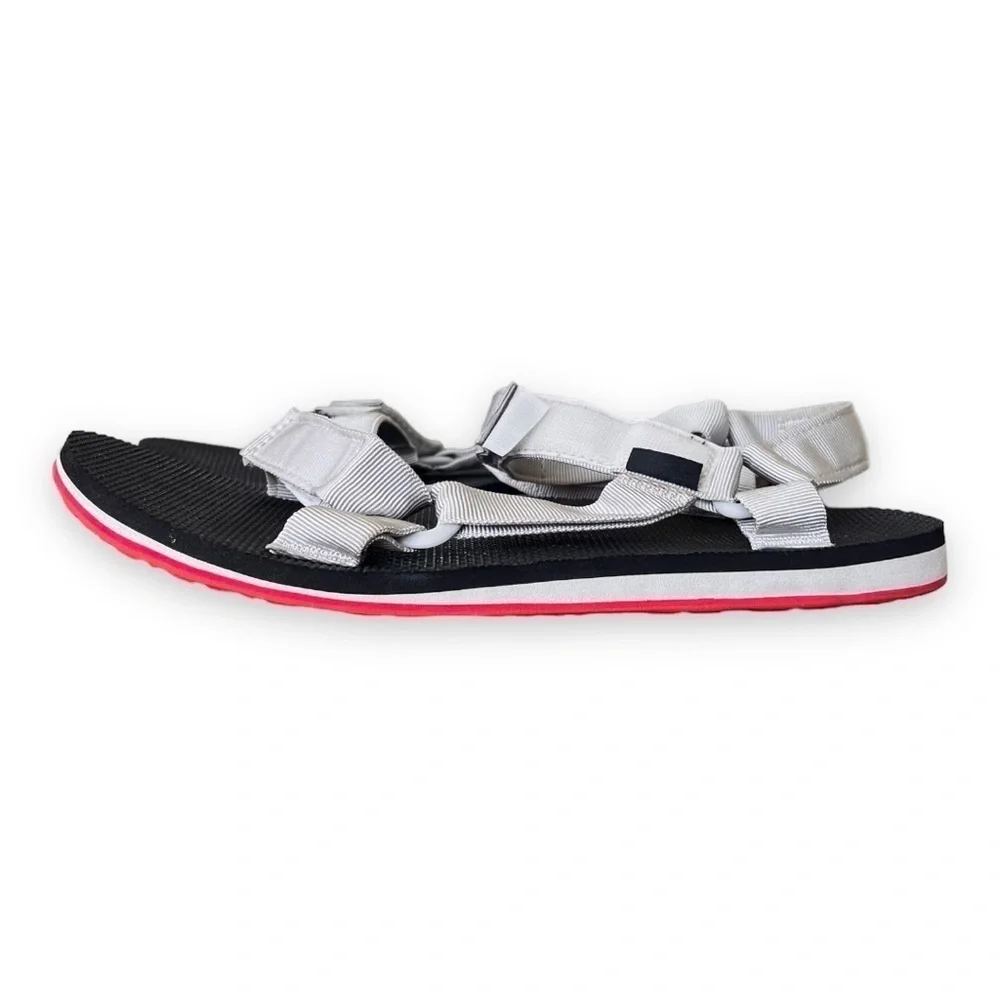Teva Mens light Grey Original Universal Sport Adjustable Sandals Size 13